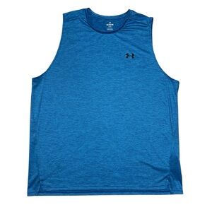 Under Armour Mens Size 2XL Tank Top Activewear Gym Running Training Loose
